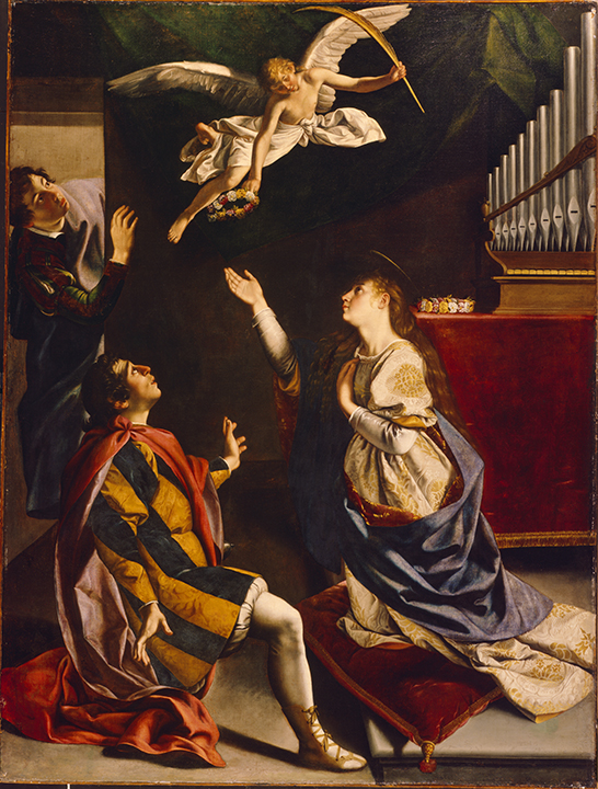 The Martyrs St. Valeriano, St. Tiburzio, and St. Cecilia Orazio Gentileschi CL 132 Object 0116 16th or 17th century Florentine