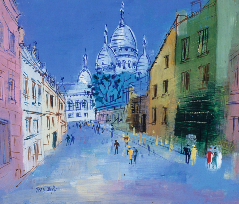 Jean Dufy (French, 1888 – 1964), “Sacre Coeur,” n.d. Oil on canvas. Georgia Museum of Art, University of Georgia; Gift of Richard J. Reynolds to the University of Georgia. GMOA 1964.1128.