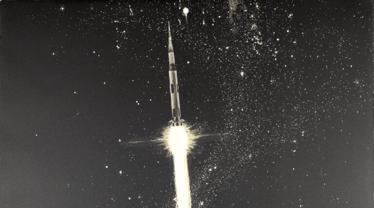 Detail of "Launch" by Robert McCall