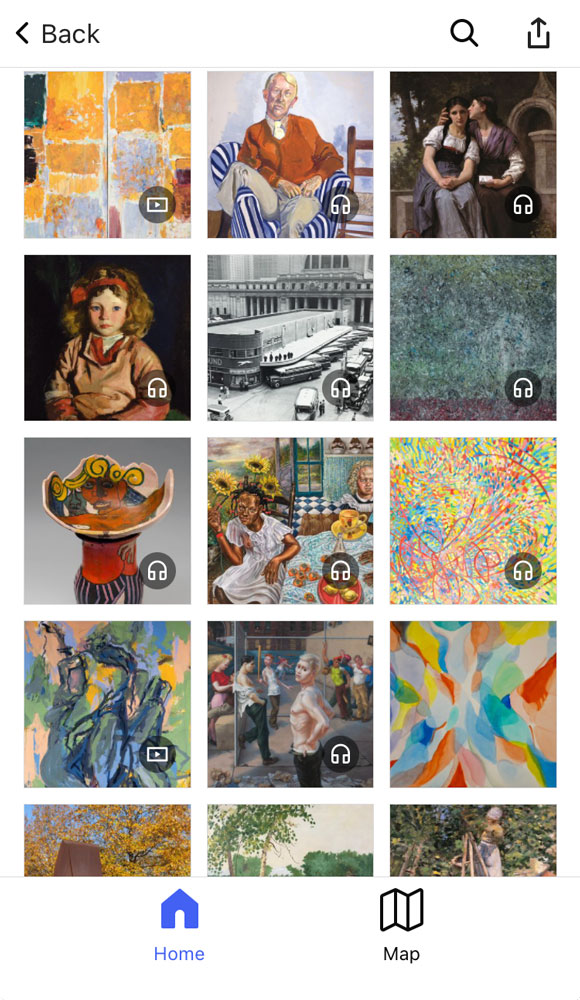 A screenshot from the Bloomberg Connects app