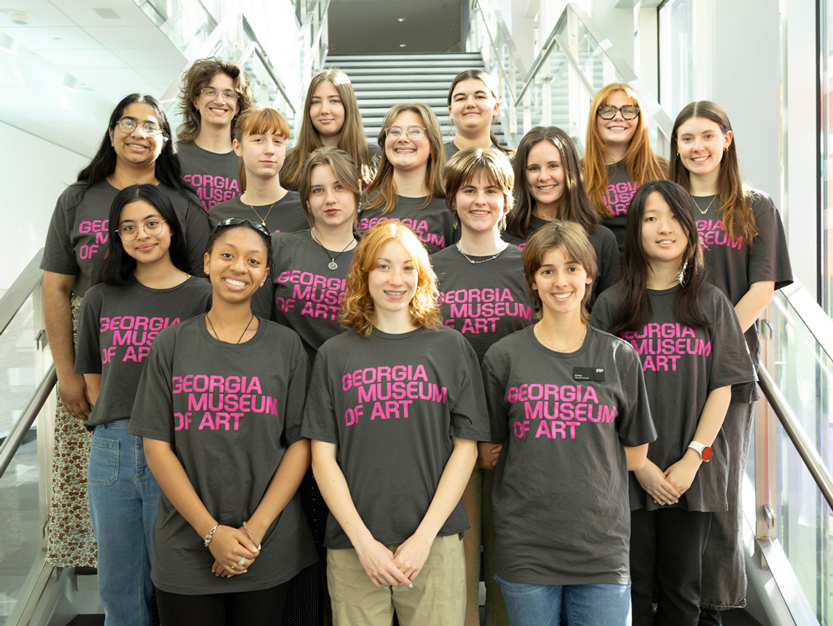 The Georgia Museum of Art's student guides in spring 2026